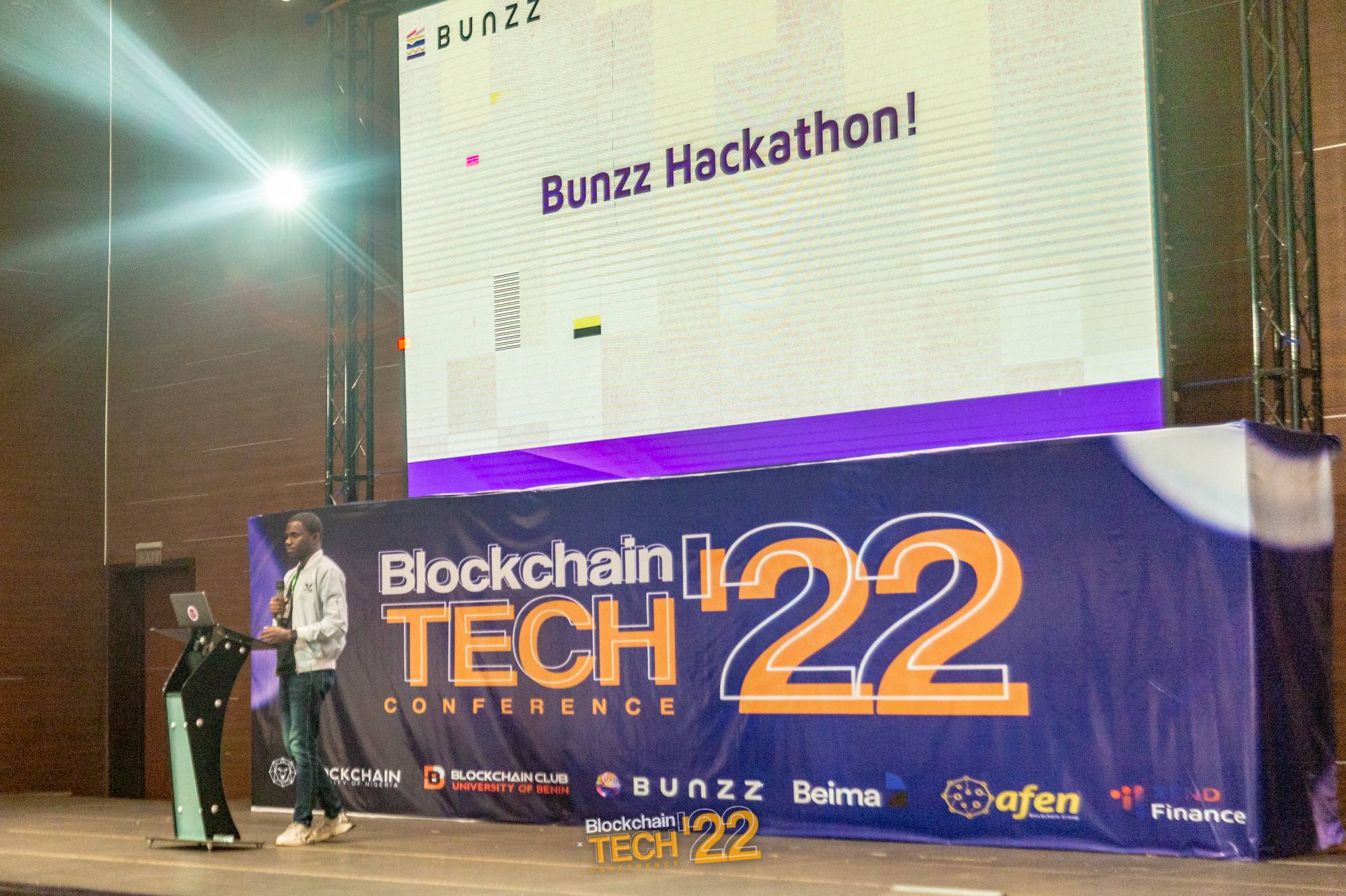 Event photo — Trust Onyekwere speaking