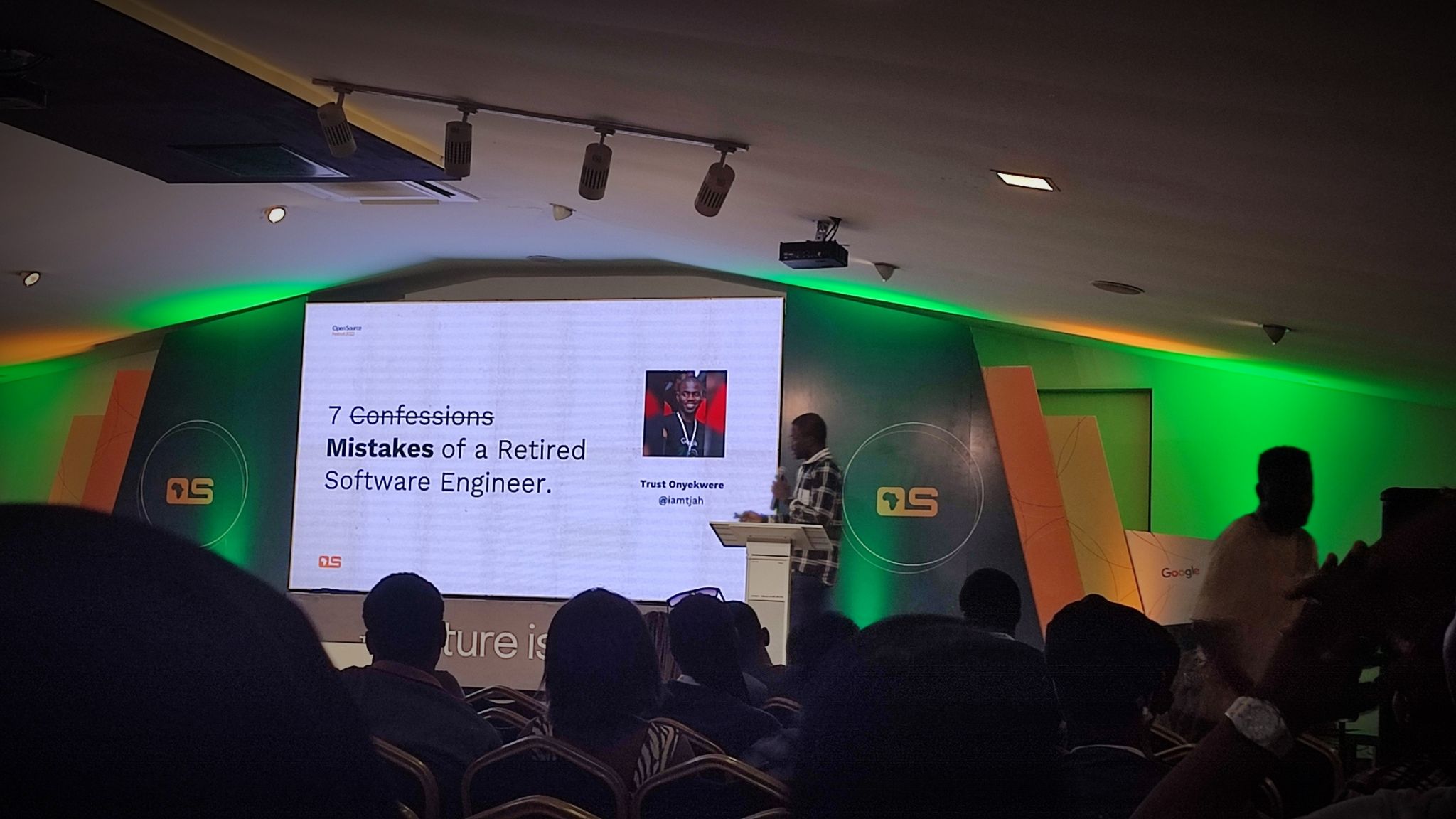 Event photo — Trust Onyekwere speaking